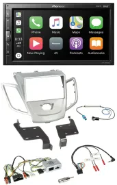 Pioneer USB Lenkrad DAB 2DIN Bluetooth Autoradio für Ford Fiesta 2010-2017 silbe