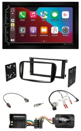 Автомагнитола ESX 2 DIN DAB USB Bluetooth для Ford Mondeo 2007–2014 и S-Max, глянцевая