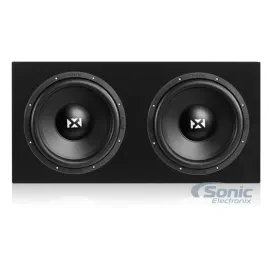 NVX ESW124 250W RMS Dual 4-Ohm 12" Subwoofer with Enclosure (MDFD12)
