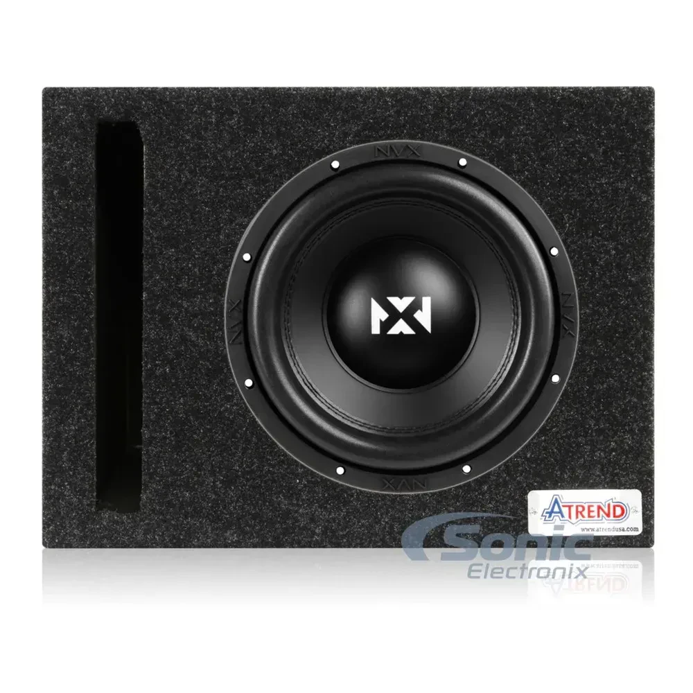 Сабвуфер пассивный для авто NVX YSW102 + 10SQV 10" 800W RMS Dual 4-Ohm, фазоинверторный корпус