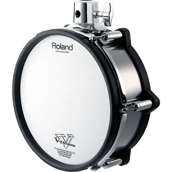 Пэд для электронных ударных Roland V-Pad 10" Tom for TD-30KV Black Chrome 10 in. Black Chrome