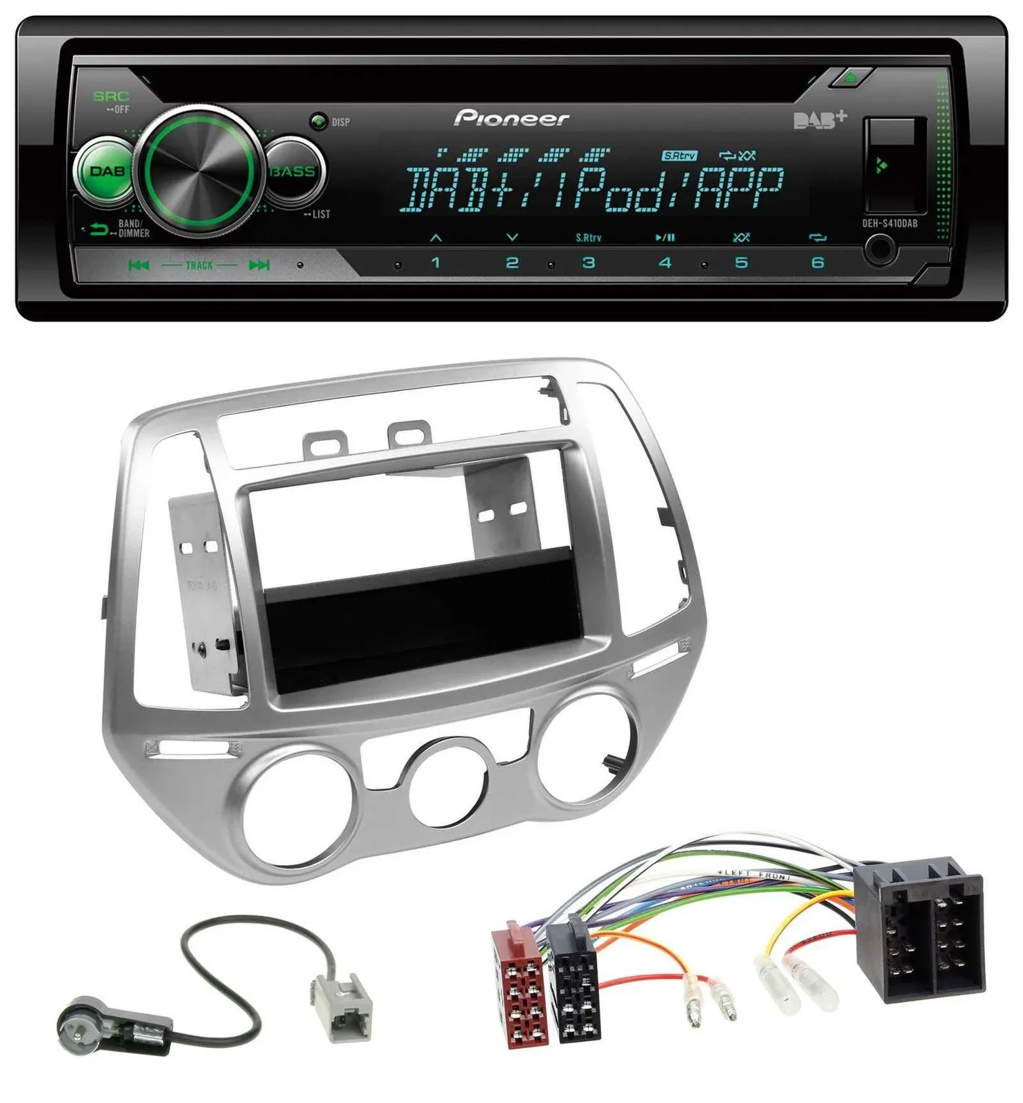 Автомагнитола для Hyundai i20 (2012–2014) Pioneer USB MP3 DAB AUX CD