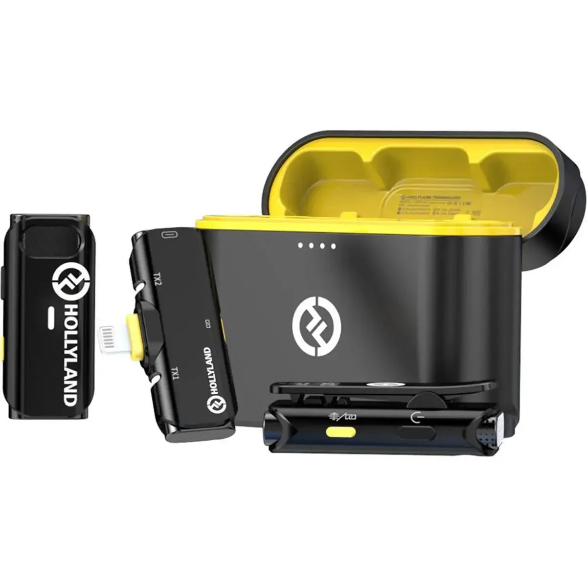 Микрофонная радиосистема Hollyland Lark C1 Duo для iPhone (Lightning), 2 микрофона