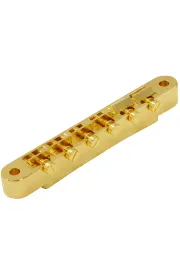 Advanced Plating ABR-1 Bridge w/ Plated Brass Saddles for Gibson, GOLD