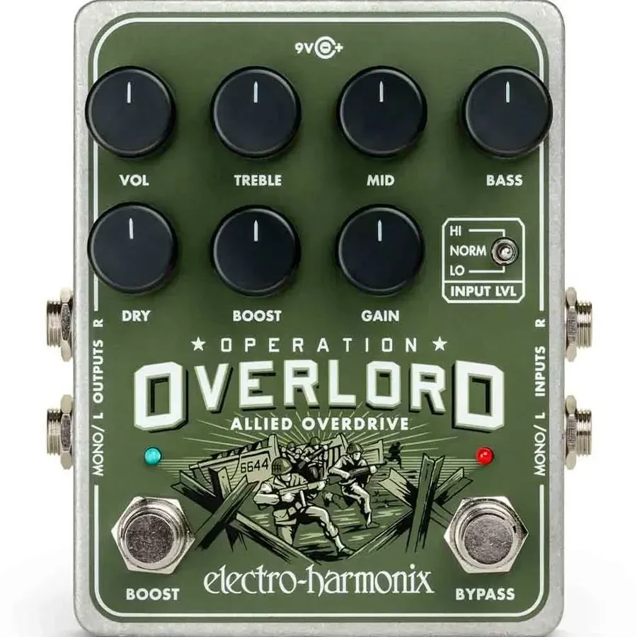 Педаль эффектов для электрогитары Electro-Harmonix Operation Overlord Stereo Overdrive Pedal