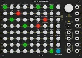 Секвенсор Tiptop Audio Circadian Rhythms Grid Sequencer Black