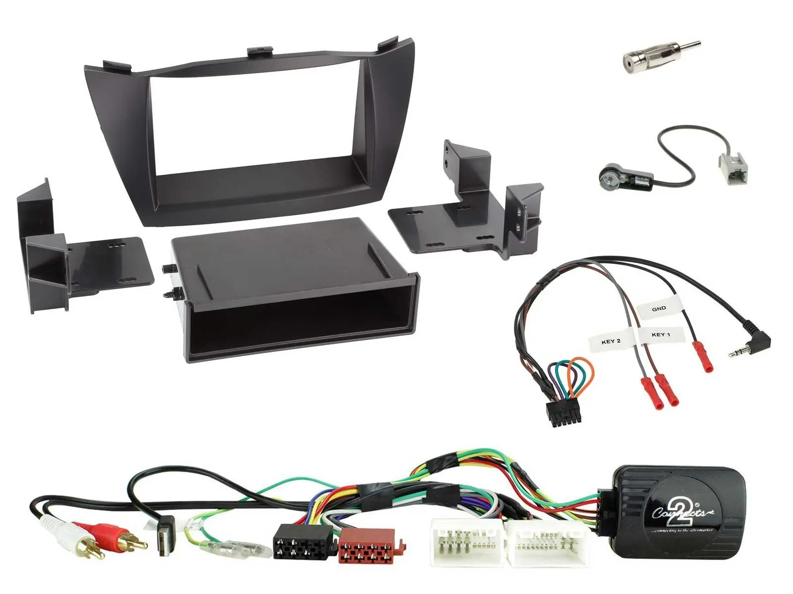 Radioset Lenkradadapter DIN Autoradio für Hyundai Tucson 2010-2015