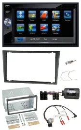 Blaupunkt 2DIN Bluetooth TMC USB Lenkrad SD Navigation für Opel Corsa C 200-2004