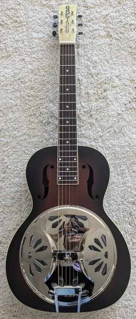 Gretsch G9230 Bobtail Square-Neck Resonator Guitar with Pickup - 2 tone Sunburst