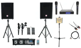 Rockville Dual 10" Android/iphone/ipad/Laptop/TV Youtube Karaoke Machine/System