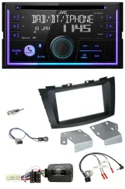JVC Lenkrad USB 2DIN DAB Bluetooth CD Autoradio für Suzuki Swift ab 2011