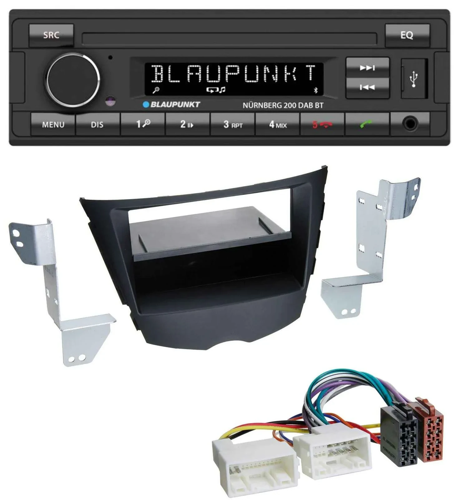 Blaupunkt USB DAB MP3 Bluetooth Autoradio für Hyundai Veloster (ab 2011)