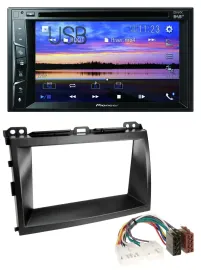 Pioneer Bluetooth 2DIN USB DVD DAB MP3 Autoradio für Lexus GX-470 (2003-2009)