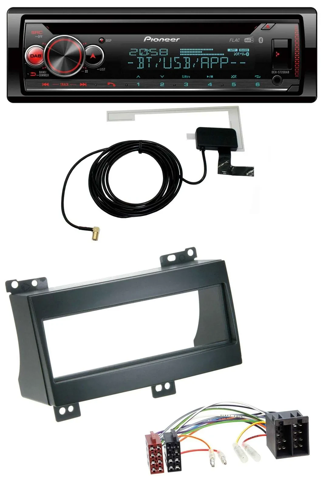 Pioneer DAB CD MP3 USB Bluetooth Autoradio für Kia Ceed (2007-2009)