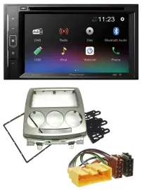 Pioneer Bluetooth MP3 USB 2DIN DAB DVD Autoradio für Mazda 5 (CR, 2005-2010)