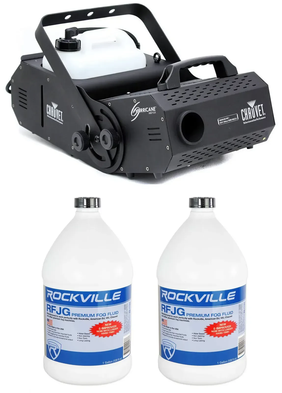 Генератор дыма Chauvet DJ H-1800 HURRICANE FLEX с жидкостью