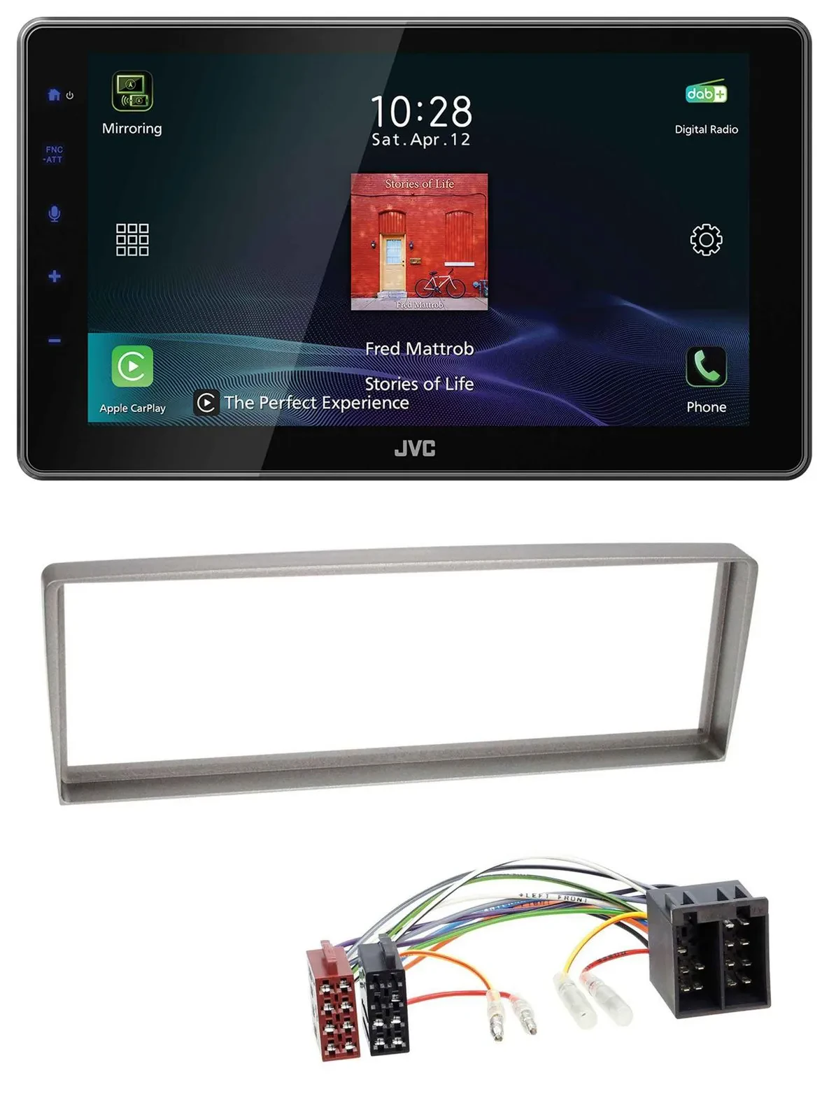 JVC DAB MP3 Bluetooth USB Autoradio für Alfa Romeo 156 (2003-2005)