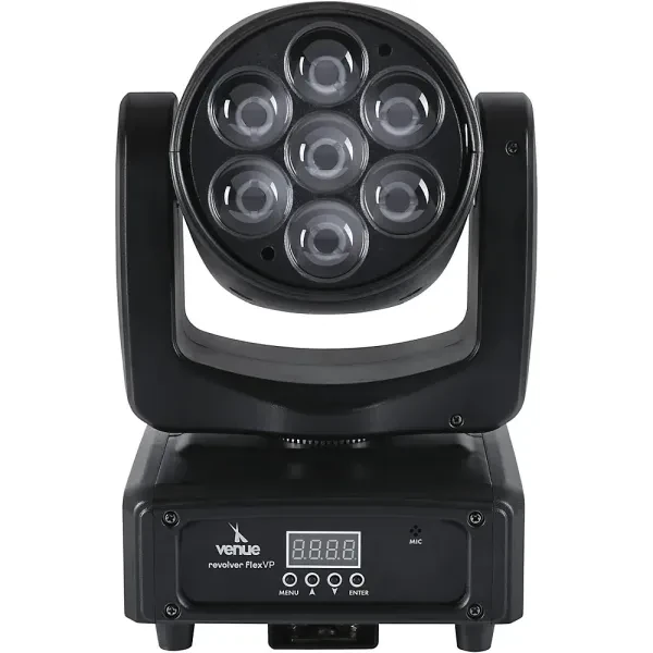 Venue Revolver Flex VP Zooming RGBW Moving Head Spot/Wash Light w/VenuLink Port