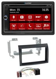 Автомагнитола для Citroen Jumper/Peugeot Boxer Blaupunkt 2DIN Bluetooth DAB USB DVD MP3