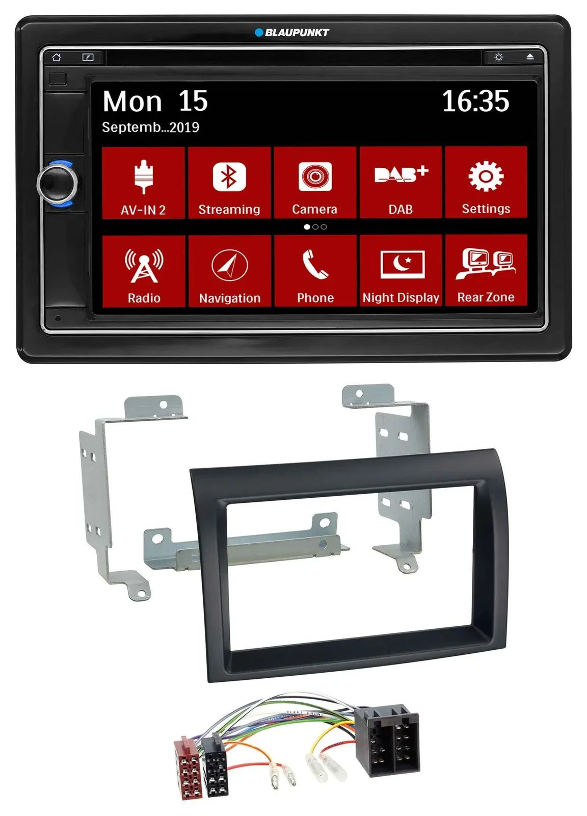 Автомагнитола для Citroen Jumper/Peugeot Boxer Blaupunkt 2DIN Bluetooth DAB USB DVD MP3