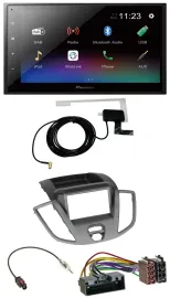 Pioneer DAB MP3 Bluetooth 2DIN USB Autoradio für Ford Transit V363 2014-2018