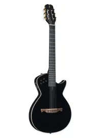 Tagima Modena I Hybrid Acoustic Electric Nylon String Guitar, Gloss Black