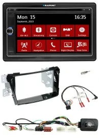Blaupunkt 2DIN USB DAB Lenkrad Bluetooth TMC Navigation für Hyundai i40 11-19 US
