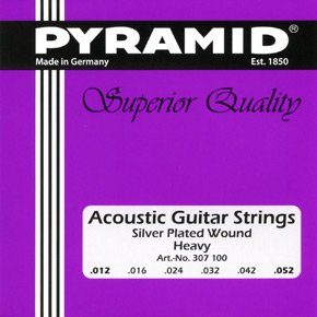 Струны для акустической гитары Pyramid 307100 Silver Wound 12-52