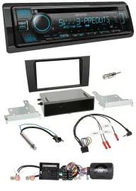 Kenwood Bluetooth USB CD Lenkrad DAB Autoradio für Audi A4 (2000-2001)