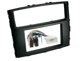 Einbauset Doppel DIN Autoradio für Mitsubishi Pajero 2006-2014