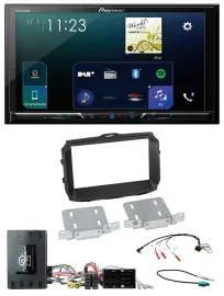 Pioneer Lenkrad Bluetooth USB 2DIN DAB Autoradio für Alfa Giulietta Infoadapter