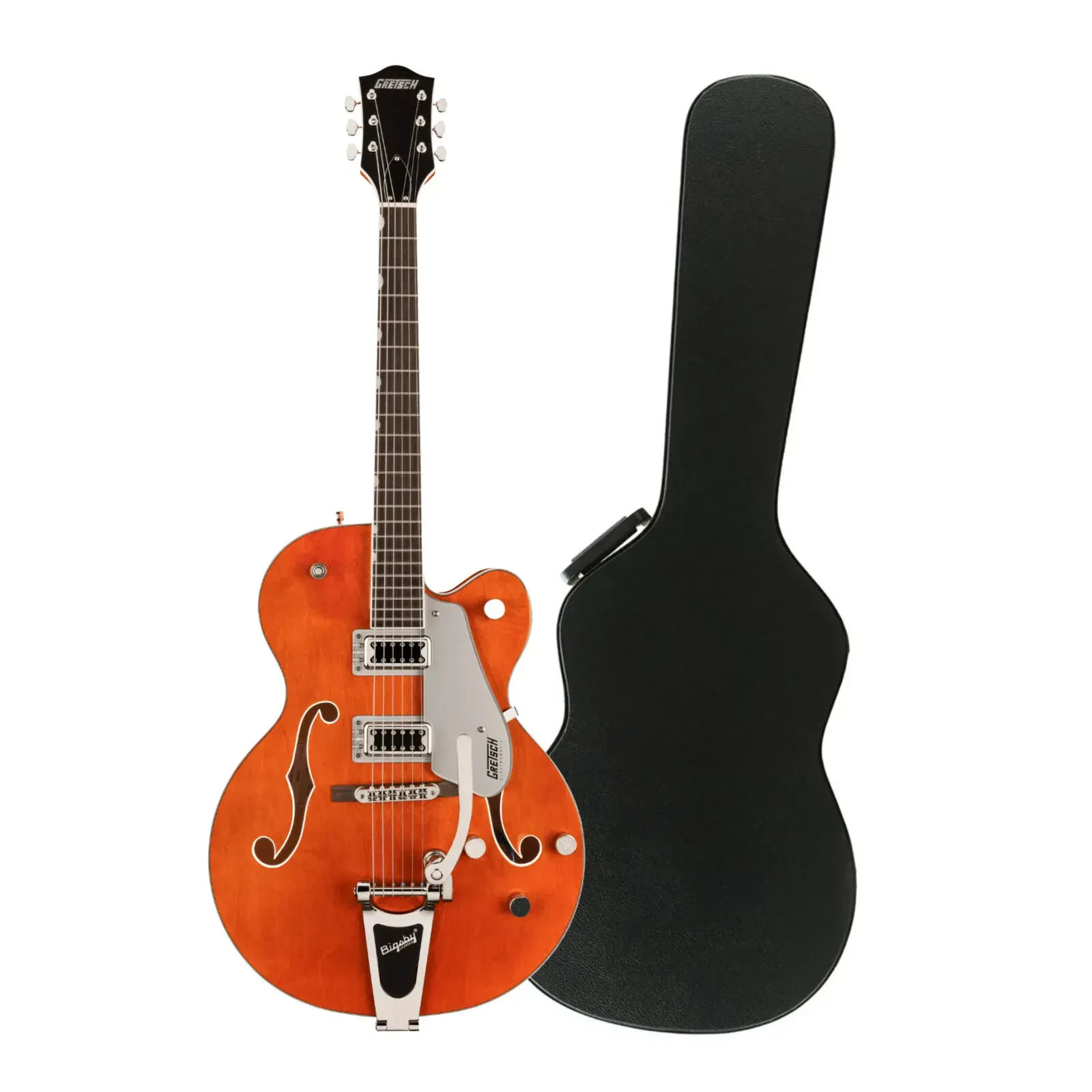 Gretsch G5420T Electromatic Classic 6 String Guitar Orange with Hardshell Case