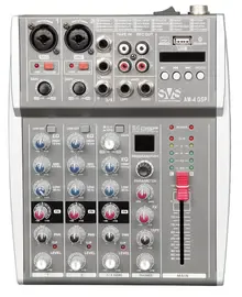 Аналоговый микшер SVS Audiotechnik AM-4 DSP 4-канальный, 24 DSP эффекта, USB интерфейс