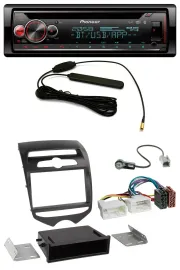 Pioneer USB DAB MP3 Bluetooth CD Autoradio für Hyundai ix20 (ab 10) man. Klima