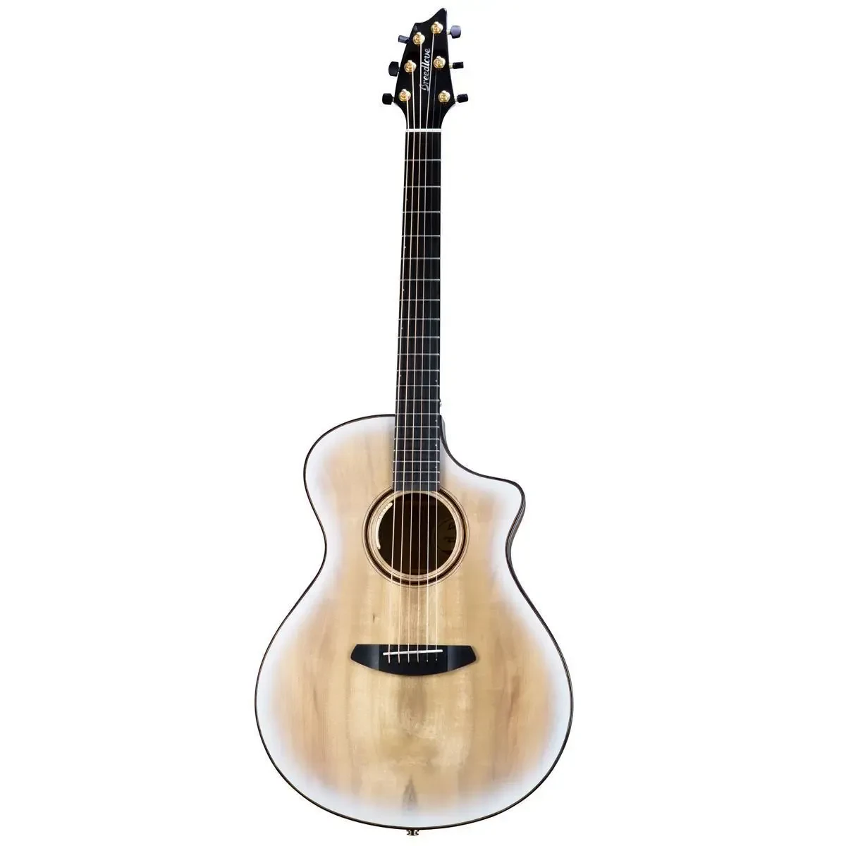 Акустическая гитара Breedlove Oregon Concert CE Myrtlewood LTD White Sand Gloss
