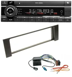 Автомагнитола Kienzle Bluetooth, USB, MP3, DAB для Audi A4 (2000–2004, B6), Quadlock, Fakra