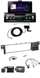 Pioneer DAB Bluetooth Lenkrad USB Autoradio für BMW 3er E46 2001-2007 Quadlock