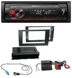 Pioneer DAB 1DIN MP3 AUX USB Autoradio für Audi A4 B7 04-08 Symphony Aktivsystem