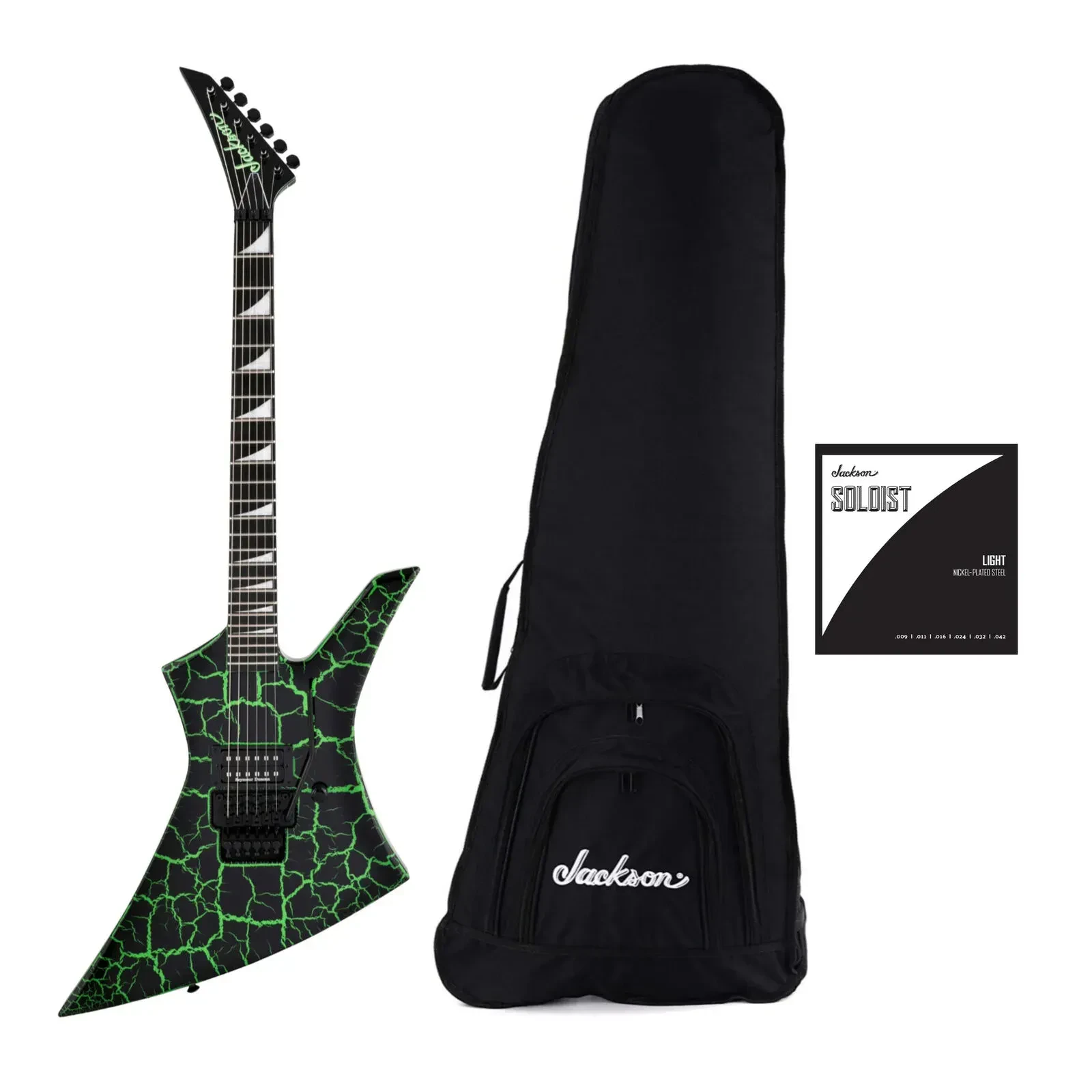 Jackson Pro Series Signature Brandon Guitar Green with Bag and Strings