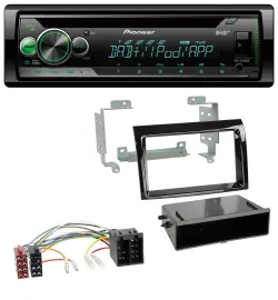 Автомагнитола Pioneer USB MP3 DAB AUX CD для Fiat Ducato (2006–2010), черный глянец