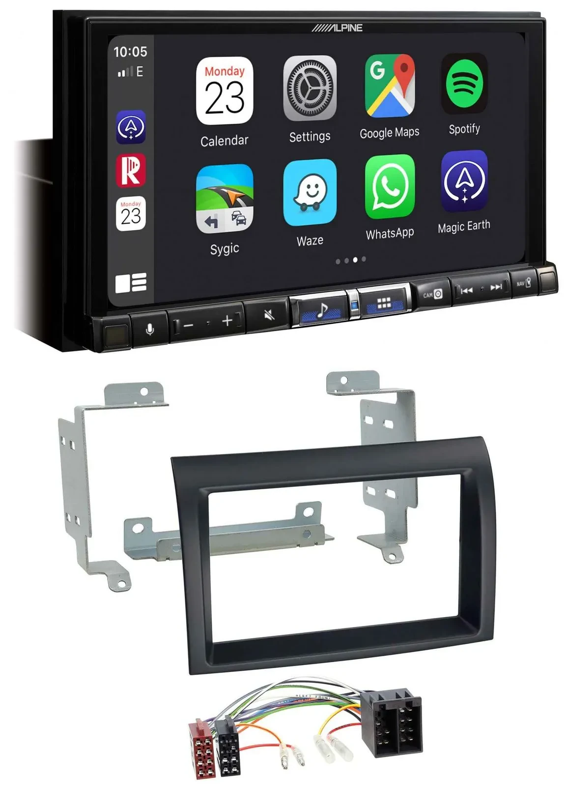 Alpine 2DIN DAB USB MP3 Bluetooth Autoradio für Fiat Ducato 06-11 Citroen Jumper