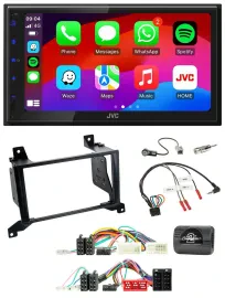 JVC Bluetooth 2DIN Lenkrad DAB USB Autoradio für Hyundai Santa Fe CM 2009-2012