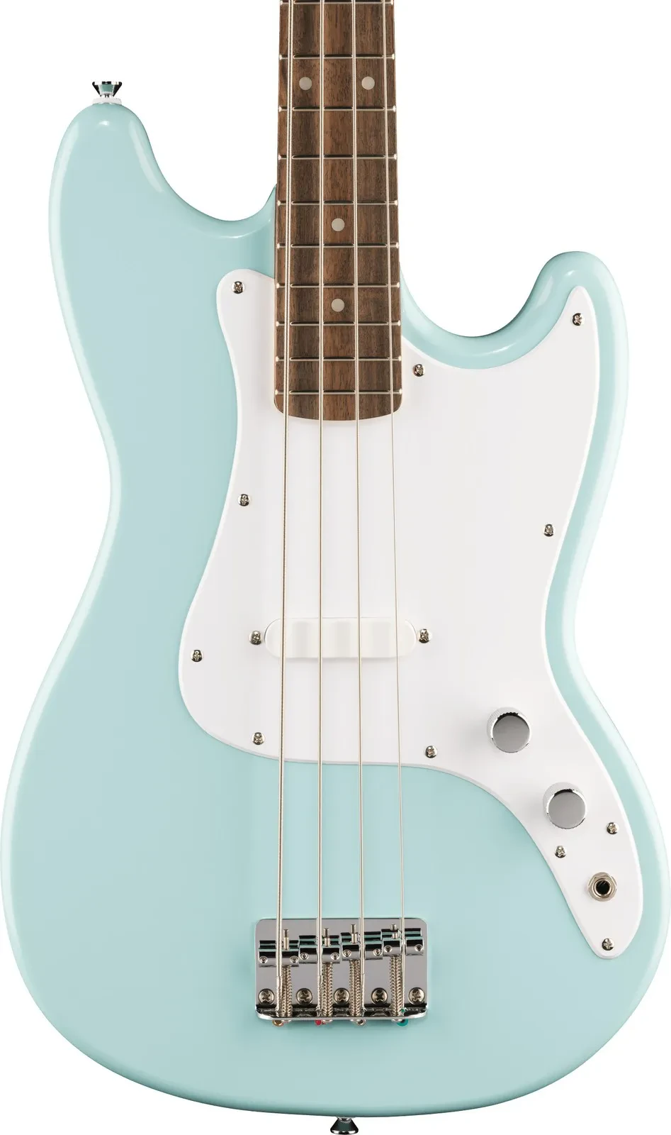 Бас-гитара Squier Sonic Bronco Bass 4-String, накладка из лавра, цвет Daphne Blue