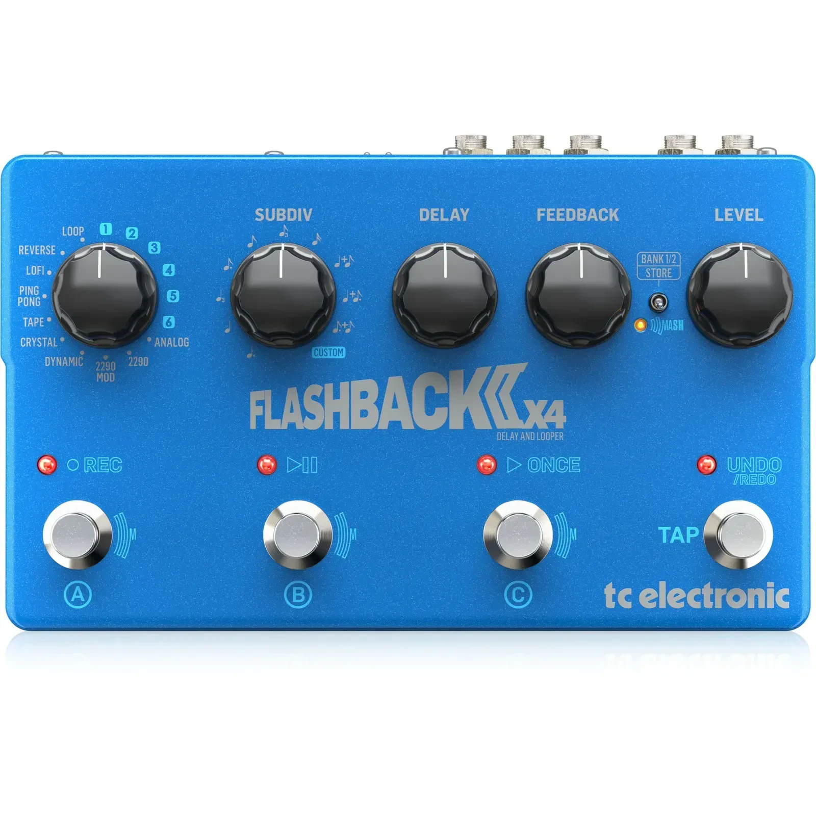 Педаль эффектов для электрогитары TC Electronic Flashback 2X4 Delay Looper