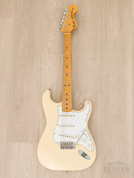 Электрогитара Fender Stratocaster 1968 Vintage Reissue ST68-92TX SSS Olympic White w/gigbag Japan 2008