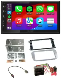 Автомагнитола Kenwood 2DIN, MP3/USB/DAB, Bluetooth для Ford Galaxy/C‑Max/Focus (с 2007)