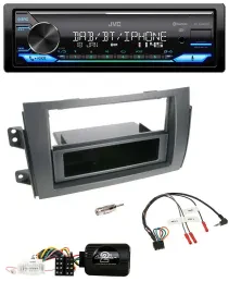 JVC Bluetooth DAB USB Lenkrad Autoradio für Fiat Sedici Suzuki SX4