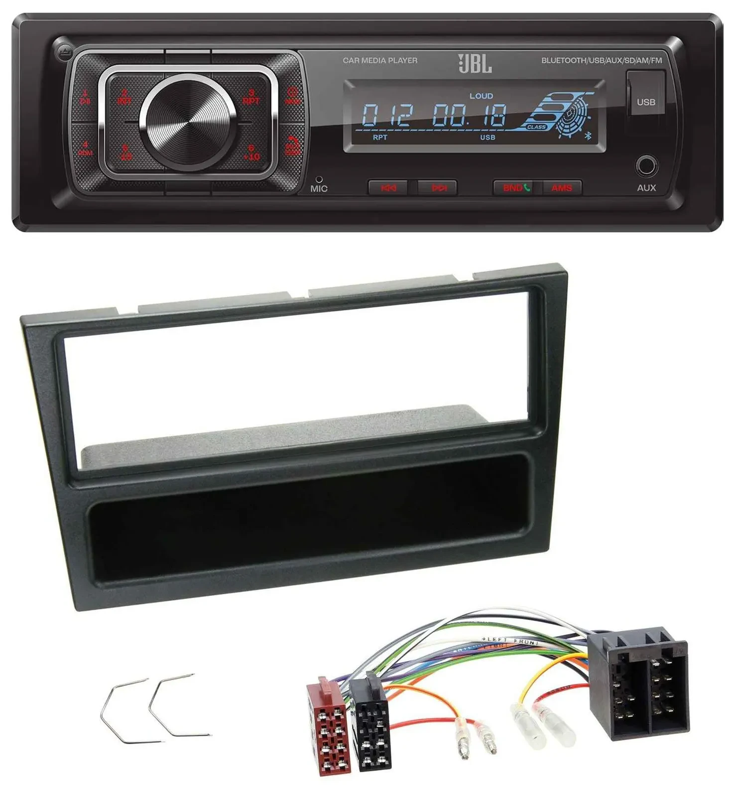 JBL SD AUX MP3 USB Bluetooth Autoradio für Opel Agila Combo Vivaro Corsa C Omega