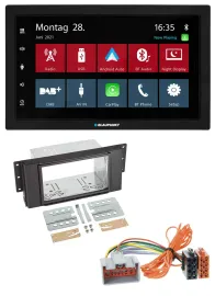 Blaupunkt MP3 Bluetooth DAB 2DIN USB Autoradio für Land Rover Free Lander 11-12