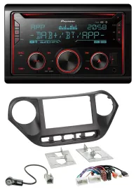 Pioneer 2DIN DAB MP3 Bluetooth USB CD Autoradio für Hyundai i10 ab 2013 AUX USB